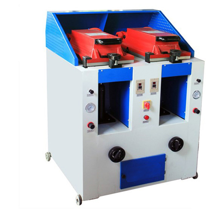 Shoe Making Machine Pneumatic Double Station Footwear Sports Shoes Sole ...